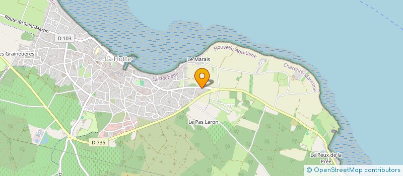 localisation de l'entreprise SCI JMF  LA FLOTTE