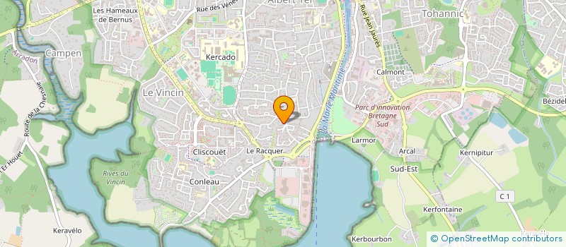 localisation de l'entreprise SCI JMF à VANNES