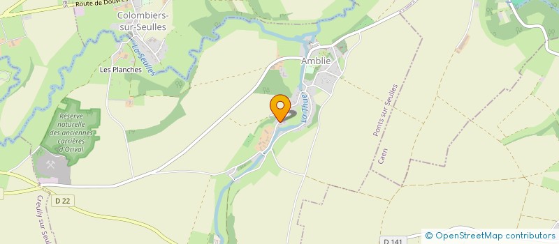 localisation de l'entreprise SCI JMF  PONTS SUR SEULLES