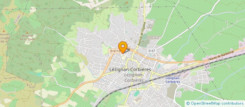 localisation de l'entreprise SCI JMF  LEZIGNAN-CORBIERES