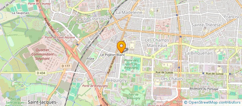localisation de l'entreprise SCI JMF  RENNES