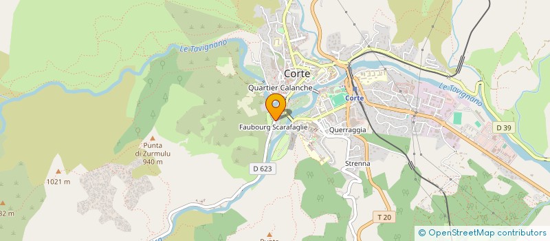 localisation de l'entreprise SCI JMF D'AITI à CORTE