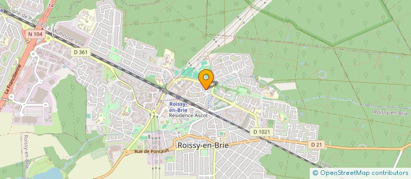 localisation de l'entreprise SCI JMFF  ROISSY-EN-BRIE