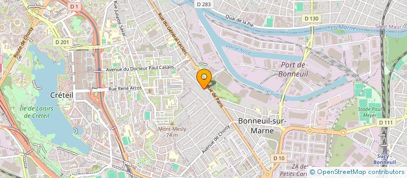 localisation de l'entreprise SCI JMFRP à BONNEUIL-SUR-MARNE