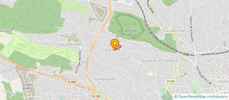 localisation de l'entreprise SCI JMG à NIMES