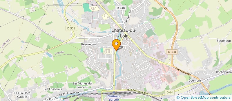 localisation de l'entreprise SCI JMG  MONTVAL-SUR-LOIR