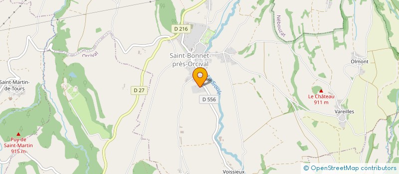 localisation de l'entreprise SCI JMG  ORCIVAL