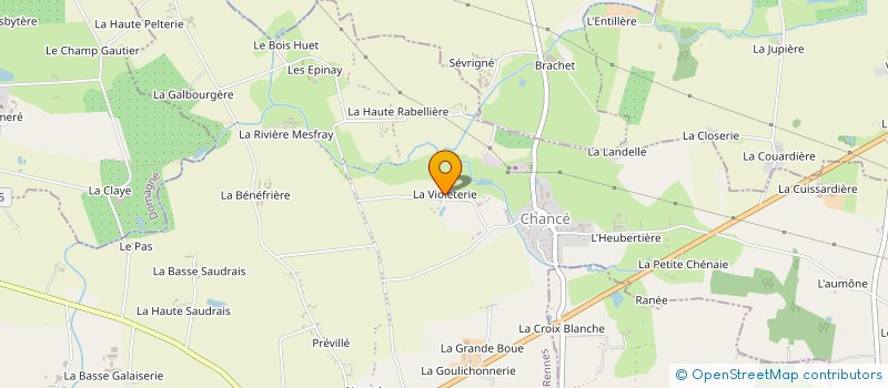 localisation de l'entreprise SCI JMG  SAINT-JEAN-SUR-VILAINE