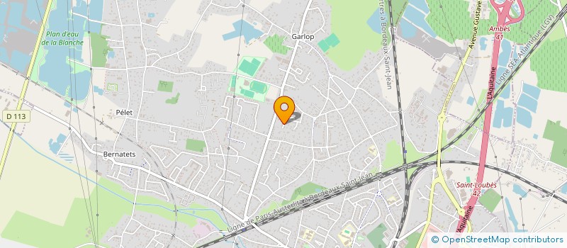 localisation de l'entreprise SCI JMG  CENAC