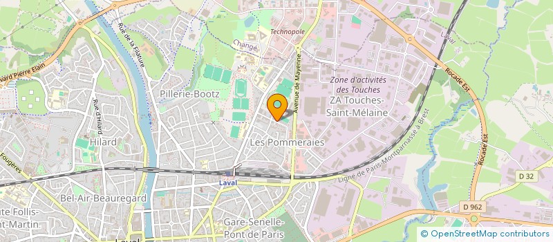 localisation de l'entreprise SCI JMG IMMO à LAVAL