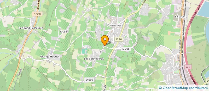 localisation de l'entreprise SCI JMGC  POMMIERS