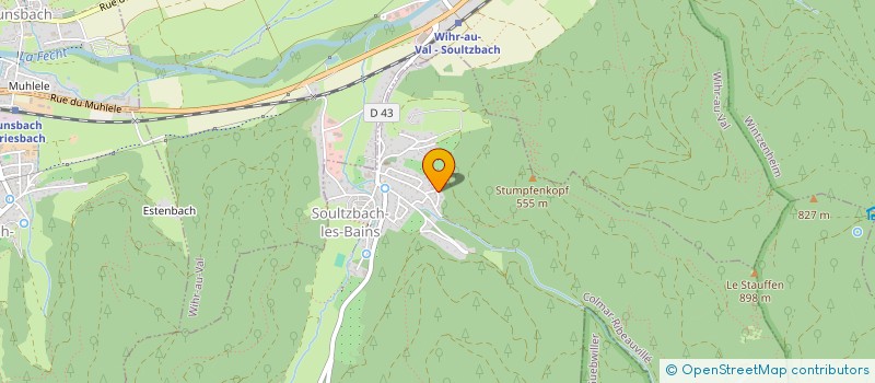 localisation de l'entreprise SCI  JMH  SOULTZBACH-LES-BAINS