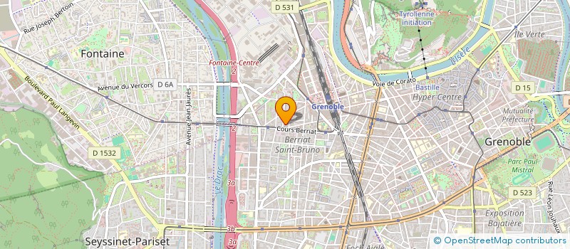 localisation de l'entreprise SCI JMI à GRENOBLE