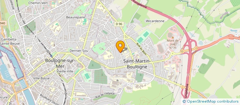 localisation de l'entreprise SCI JMJ  SAINT-MARTIN-BOULOGNE