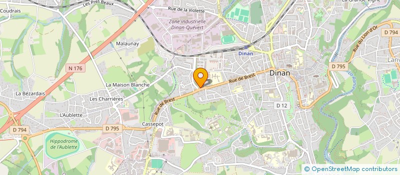 localisation de l'entreprise SCI JMJ  DINAN