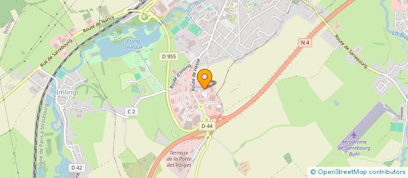 localisation de l'entreprise SCI JMJ à SARREBOURG