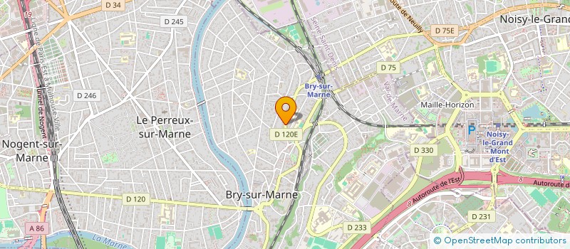 localisation de l'entreprise SCI JMJ  BRY-SUR-MARNE