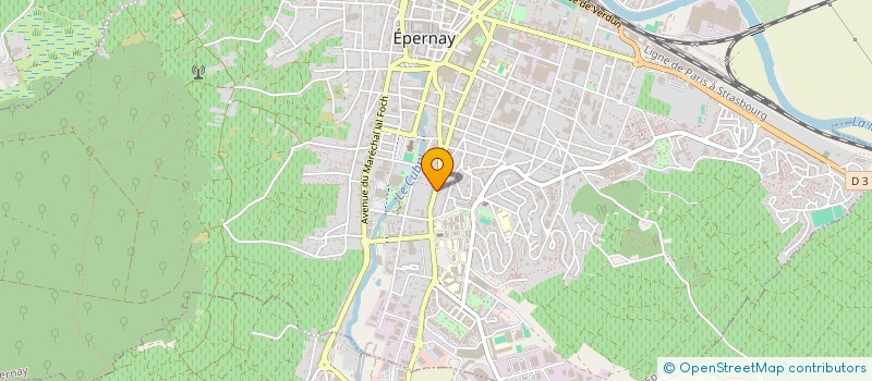 localisation de l'entreprise SCI JMJCE  EPERNAY
