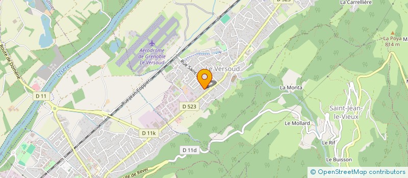 localisation de l'entreprise SCI JMJD  LE VERSOUD