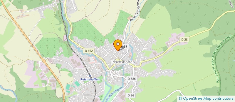 localisation de l'entreprise SCI JMJE  REICHSHOFFEN