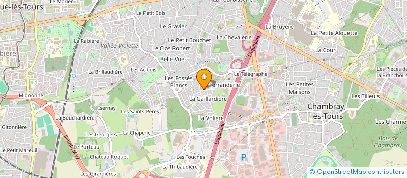 localisation de l'entreprise SCI JMJM  CHAMBRAY-LES-TOURS