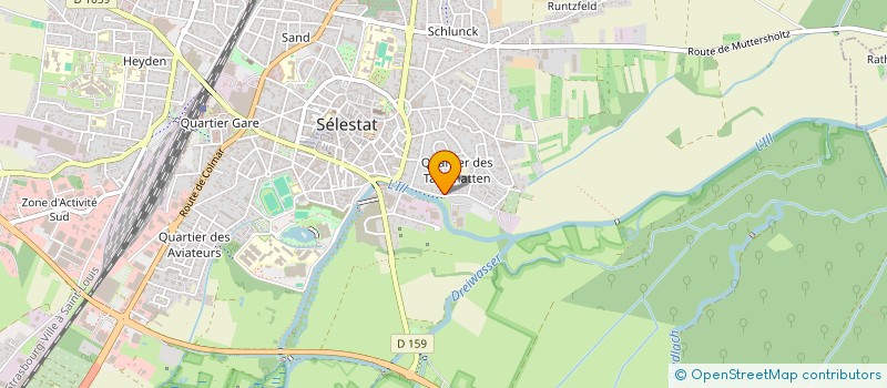 localisation de l'entreprise SCI JMK  SELESTAT