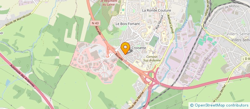 localisation de l'entreprise SCI JMKJ à CHARLEVILLE-MEZIERES
