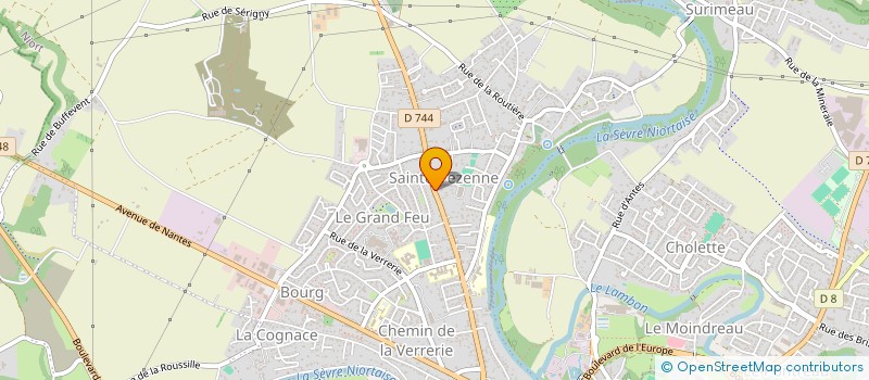 localisation de l'entreprise SCI JML à NIORT