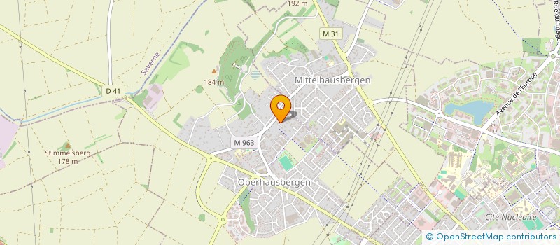 localisation de l'entreprise SCI JML  OBERHAUSBERGEN