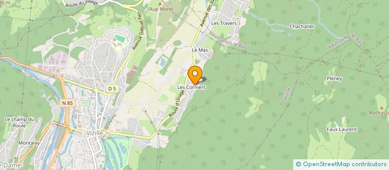 localisation de l'entreprise SCI JML  VIZILLE