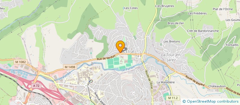 localisation de l'entreprise SCI JML  L'ETRAT