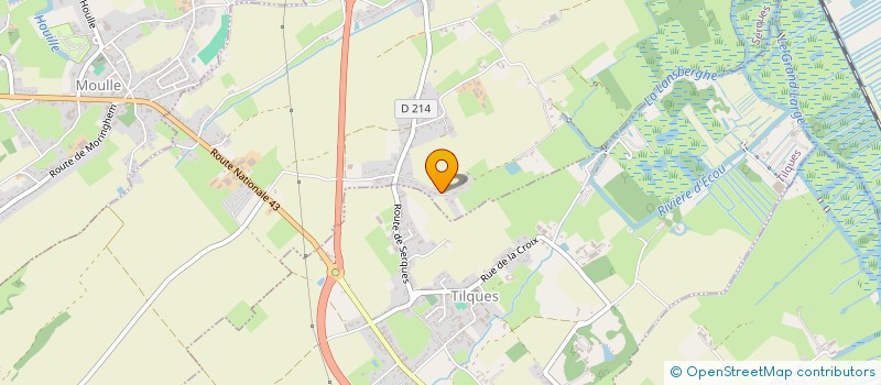 localisation de l'entreprise SCI JMLA  SERQUES