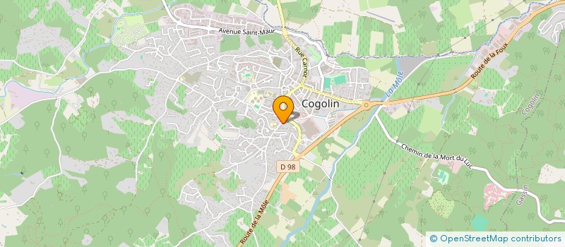 localisation de l'entreprise SCI JMLC  COGOLIN