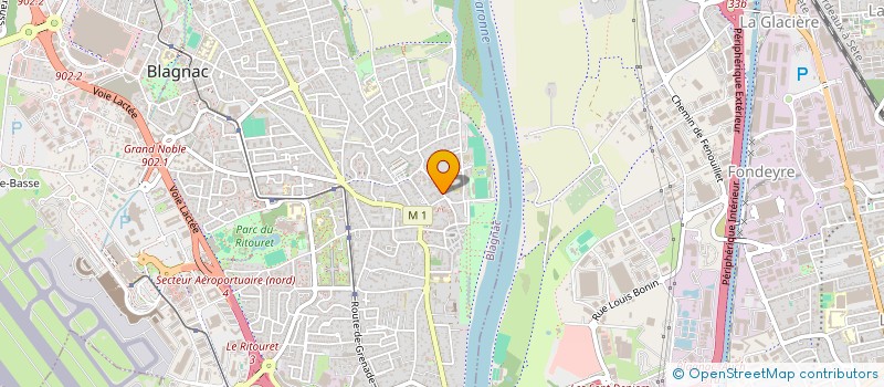 localisation de l'entreprise SCI JMLL FONGRASSE  BLAGNAC