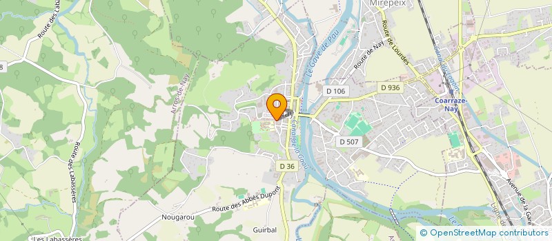 localisation de l'entreprise SCI JMLV  NAY