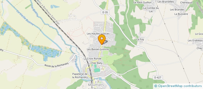 localisation de l'entreprise SCI JMM à MOUTHIERS-SUR-BOEME
