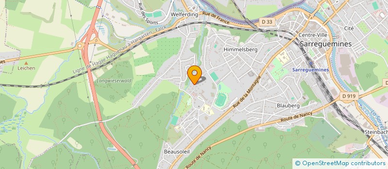 localisation de l'entreprise SCI JMMSFR à SARREGUEMINES