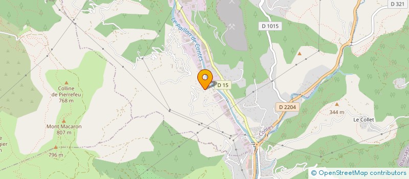 localisation de l'entreprise SCI JMN  CONTES