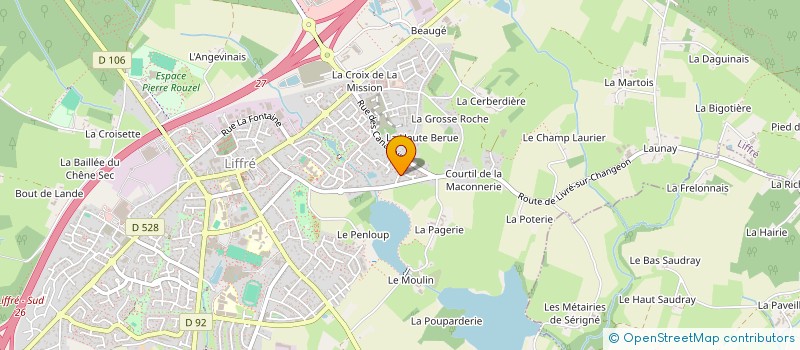 localisation de l'entreprise SCI JMN GARDEN  LIFFRE