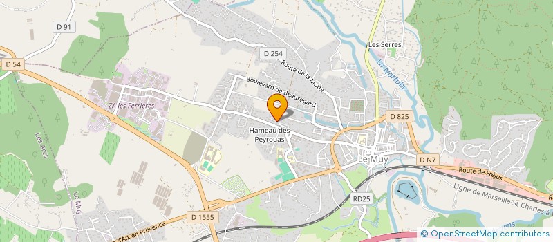 localisation de l'entreprise SCI JMO INVESTISSEMENT  LE MUY