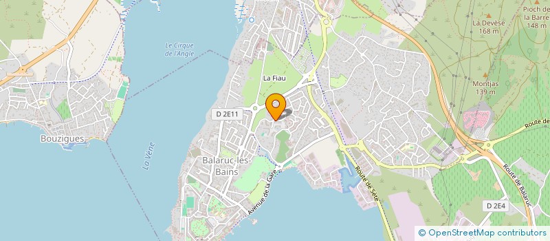 localisation de l'entreprise SCI JMP  BALARUC-LES-BAINS