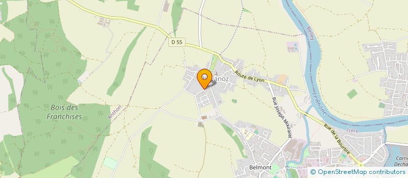 localisation de l'entreprise SCI JMP  CHAVANOZ