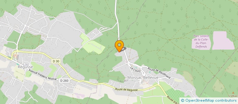 localisation de l'entreprise SCI JMP à REGUSSE