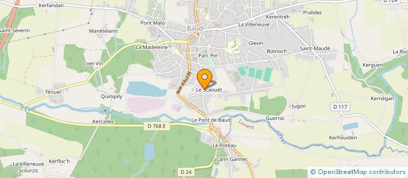 localisation de l'entreprise SCI JMP  BAUD