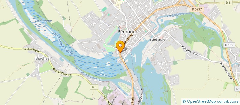 localisation de l'entreprise SCI JMP à PERONNE