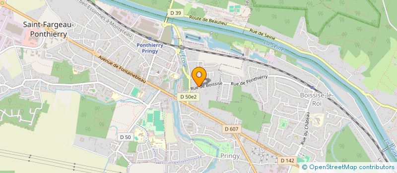 localisation de l'entreprise SCI JMP BATI SAINT CHARLES  SAINT-FARGEAU-PONTHIERRY