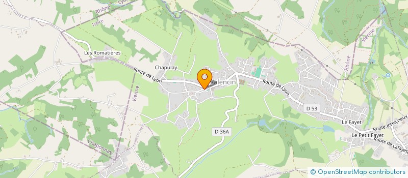 localisation de l'entreprise SCI JMPB  VALENCIN