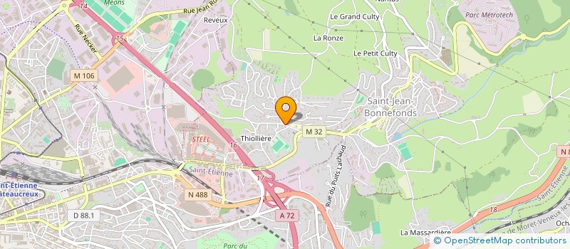 localisation de l'entreprise SCI JMPF  SAINT-JEAN-BONNEFONDS