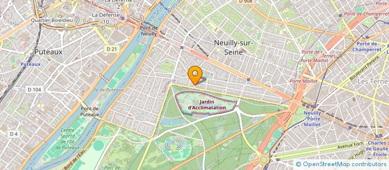 localisation de l'entreprise SCI JMPF à NEUILLY-SUR-SEINE