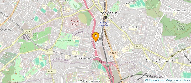 localisation de l'entreprise SCI JMPGH à ROSNY-SOUS-BOIS